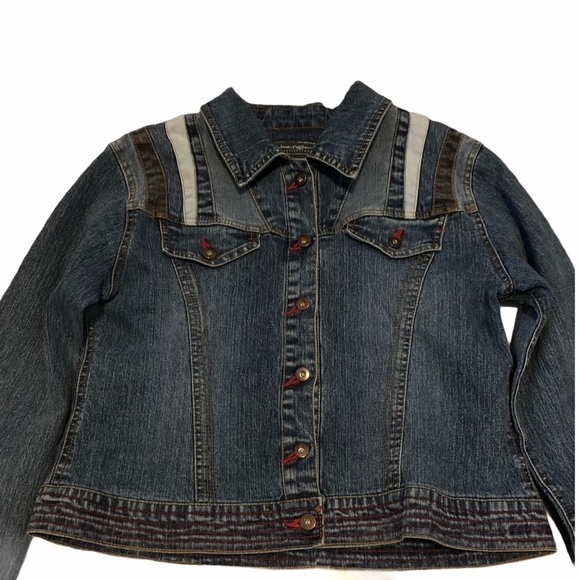 Jamie Nicole Denim Jacket Y2K style - Picture 3 of 4